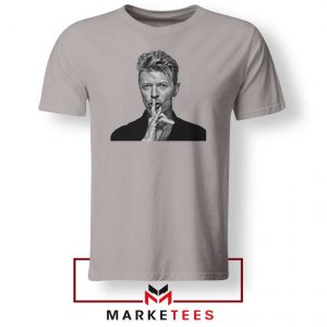 David Bowie Music Sport Grey Tshirt