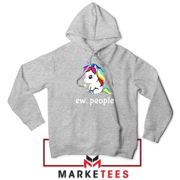 Ew People Unicorn Sport Grey Hoodie