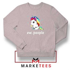 Ew People Unicorn Sport Grey Sweatshirt