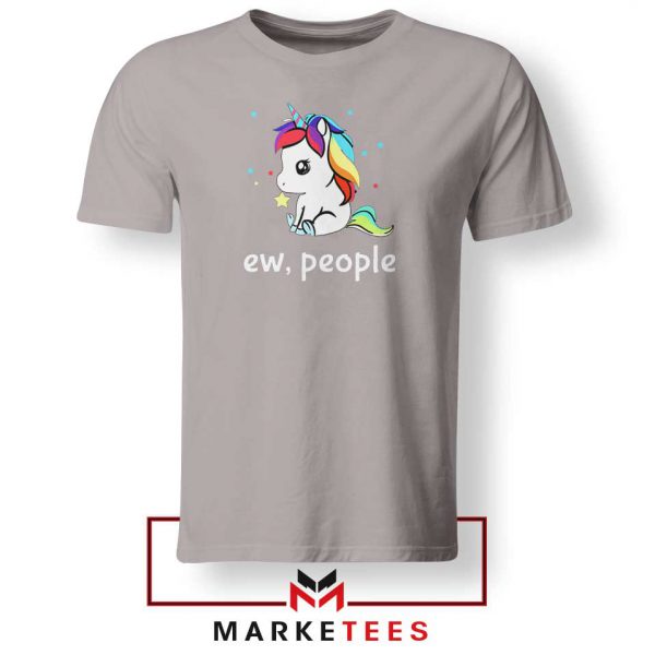 Ew People Unicorn Sport Grey Tshirt