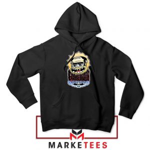 Frankenstein Cartoon Black Hoodie