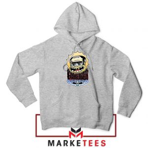 Frankenstein Cartoon Sport Grey Hoodie