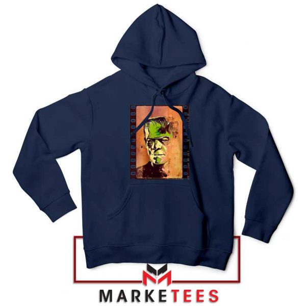 Frankie Horror Navy Blue Hoodie