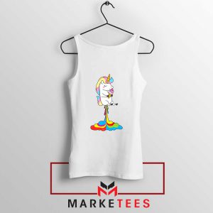 Funny Poop Unicorns Tank Top