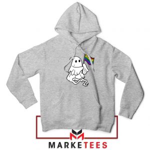 Ghost Rainbow Flag Sport Grey Hoodie