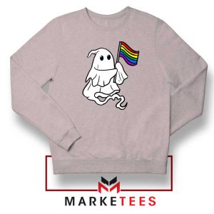 Ghost Rainbow Flag Sport Grey Sweatshirt
