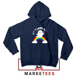 Hey Ghost Hey Navy Blue Hoodie