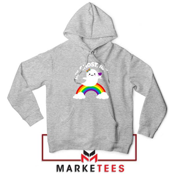 Hey Ghost Hey Sport Grey Hoodie