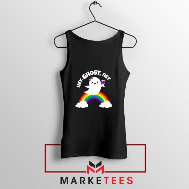 Hey Ghost Hey Tank Top Best Gay Halloween Tops - Ultimate