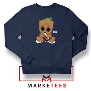 I Am Groot Navy Blue Sweatshirt