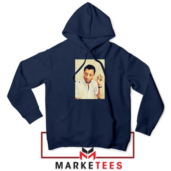 James Arthur Baldwin Navy Blue Hoodie