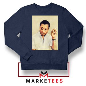 James Arthur Baldwin Navy Blue Sweatshirt