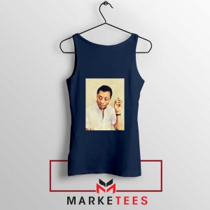 James Arthur Baldwin Navy Blue Tank Top