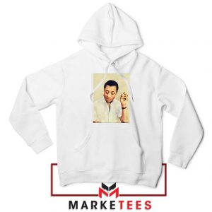 James Arthur Baldwin White Hoodie