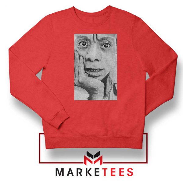 James Baldwin Red Sweatshirt