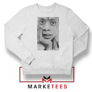 James Baldwin White Sweatshirt
