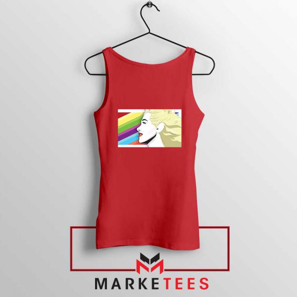 Marilyn Monrainbow Red Tank Top