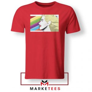 Marilyn Monrainbow Red Tshirt