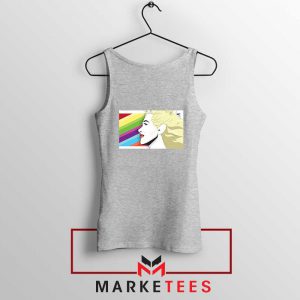 Marilyn Monrainbow Sport Grey Tank Top