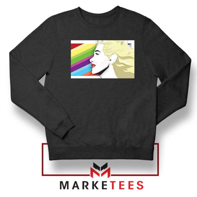 Marilyn Monrainbow Graphic Sweatshirt
