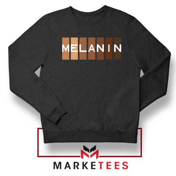 Melanin Feminist Black Sweatshirt