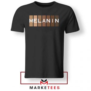 Melanin Feminist Black Tshirt