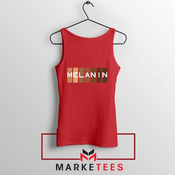 Melanin Feminist Red Tank Top