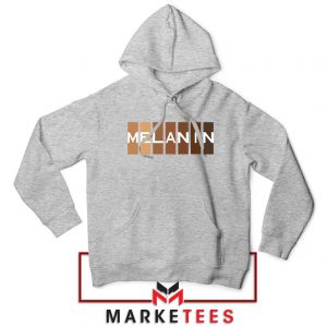 Melanin Feminist Sport Grey Hoodie