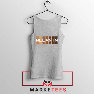 Melanin Feminist Sport Grey Tank Top