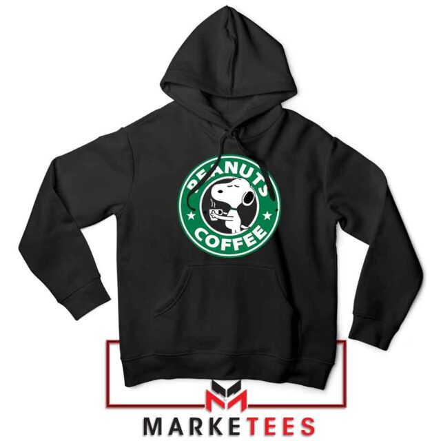 Peanuts Coffee Hoodie Snoopy Fan Merch S-2XL