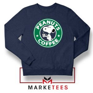 Peanuts Coffee Navy Blue Sweatshirt