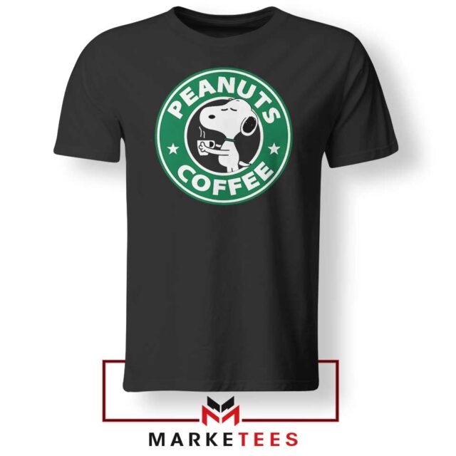 Get Peanuts Coffee Tshirt Snoopy Fan Merch S-3XL