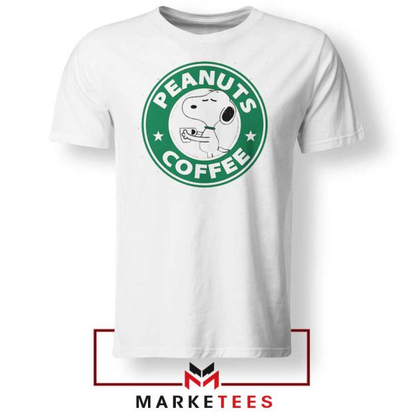 Peanuts Coffee White Tshirt