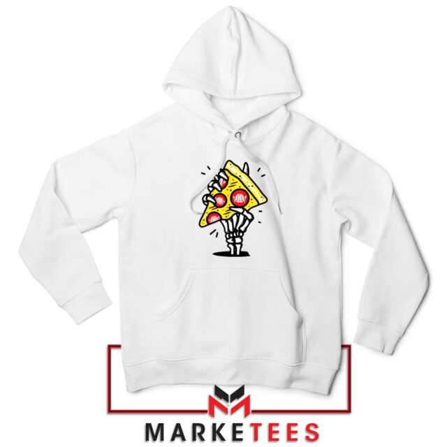 Pizza Slice Skull Hand Hoodie