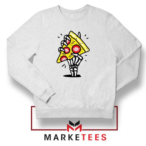 Pizza Skull Hand Sweatshirt