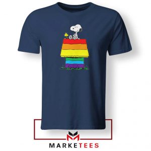 Pride Snoopy Navy Black Tshirt