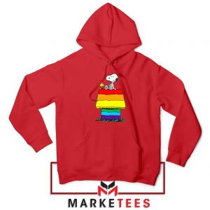 Pride Snoopy Red Hoodie