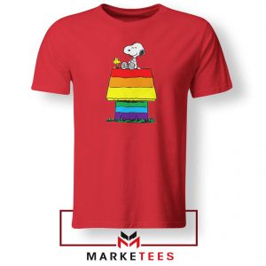 Pride Snoopy Red Tshirt
