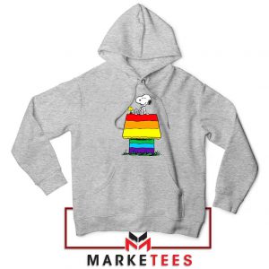 Pride Snoopy Sport Grey Hoodie