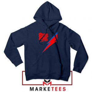 Rebel Rebel David Bowie Navy Blue Hoodie