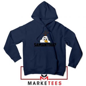 Samantha Olaf Navy Blue Hoodie