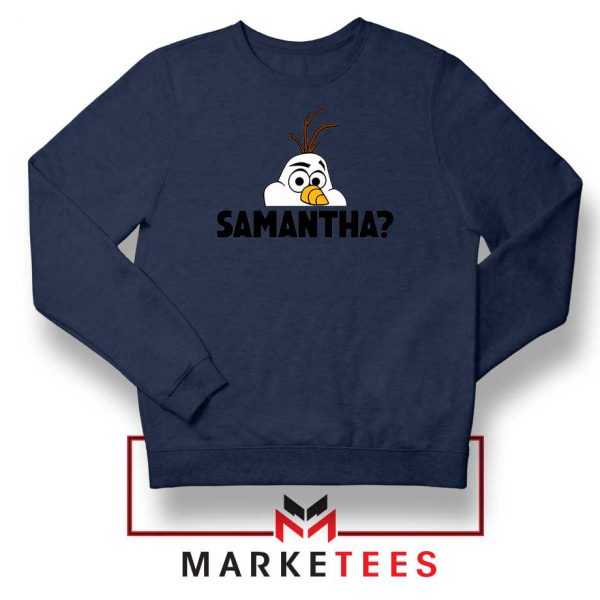 Samantha Olaf Navy Blue Sweatshirt