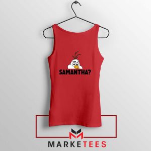 Samantha Olaf Red Tank Top