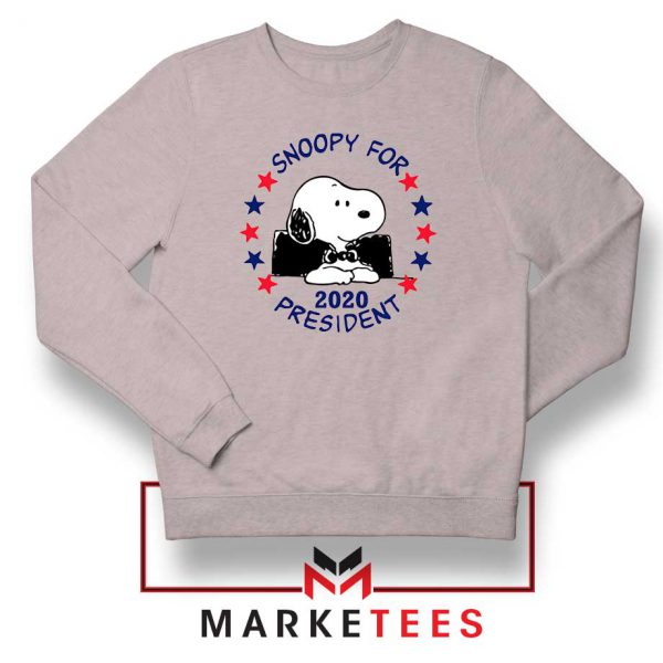 Snoopy For President 2020 Sport Grey Sweatshirt