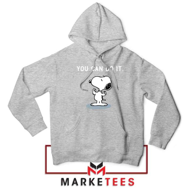 Snoopy You Can Do It Hoodie Comic Strip Peanuts Hoodies S-2XL