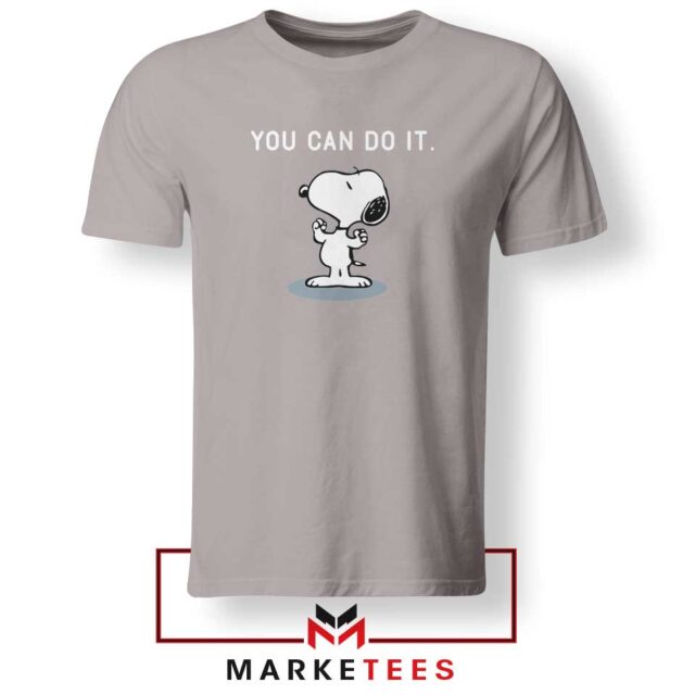 Snoopy You Can Do It Tshirt Comic Strip Peanuts Tee Shirts S-3XL