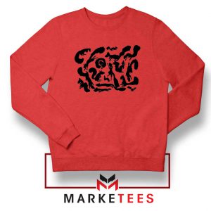 Squiggle Of Squirrels Red Sweatshirt