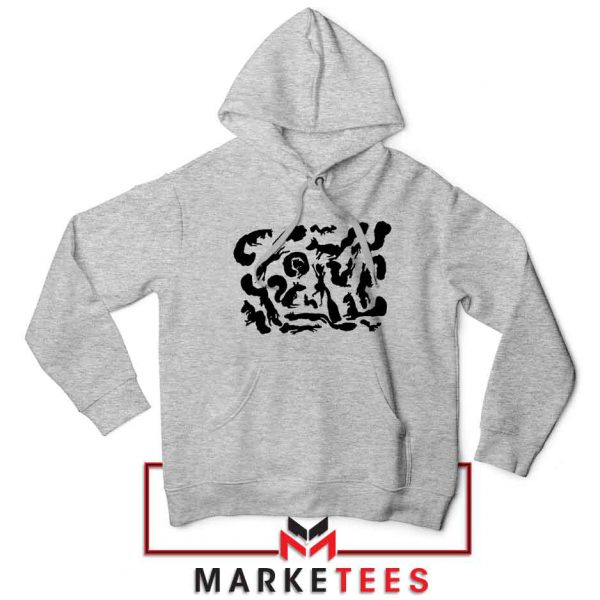 Squiggle Of Squirrels Sport Grey Hoodie