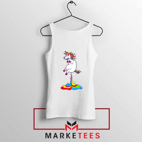 Unicorn Fart Rainbow Tank Top