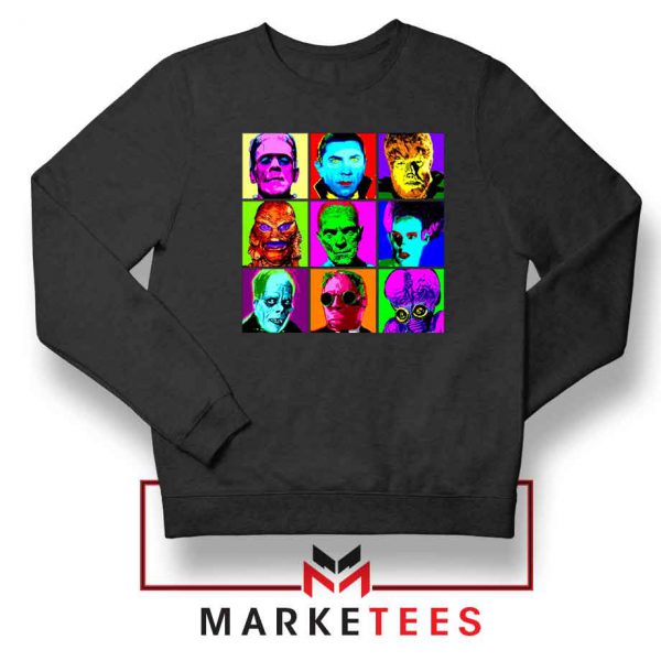 Universal Warhol Horror Black Sweatshirt